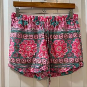 Vineyard Vines Linen Blend Floral Shorts Size Small